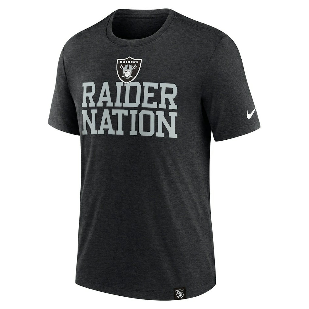 Las Vegas Raiders Nike Blitz Tri-Blend T-Shirt