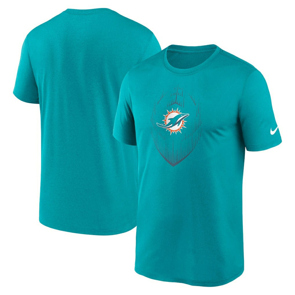 Miami Dolphins Nike Big & Tall Blitz Legend Icon T-Shirt