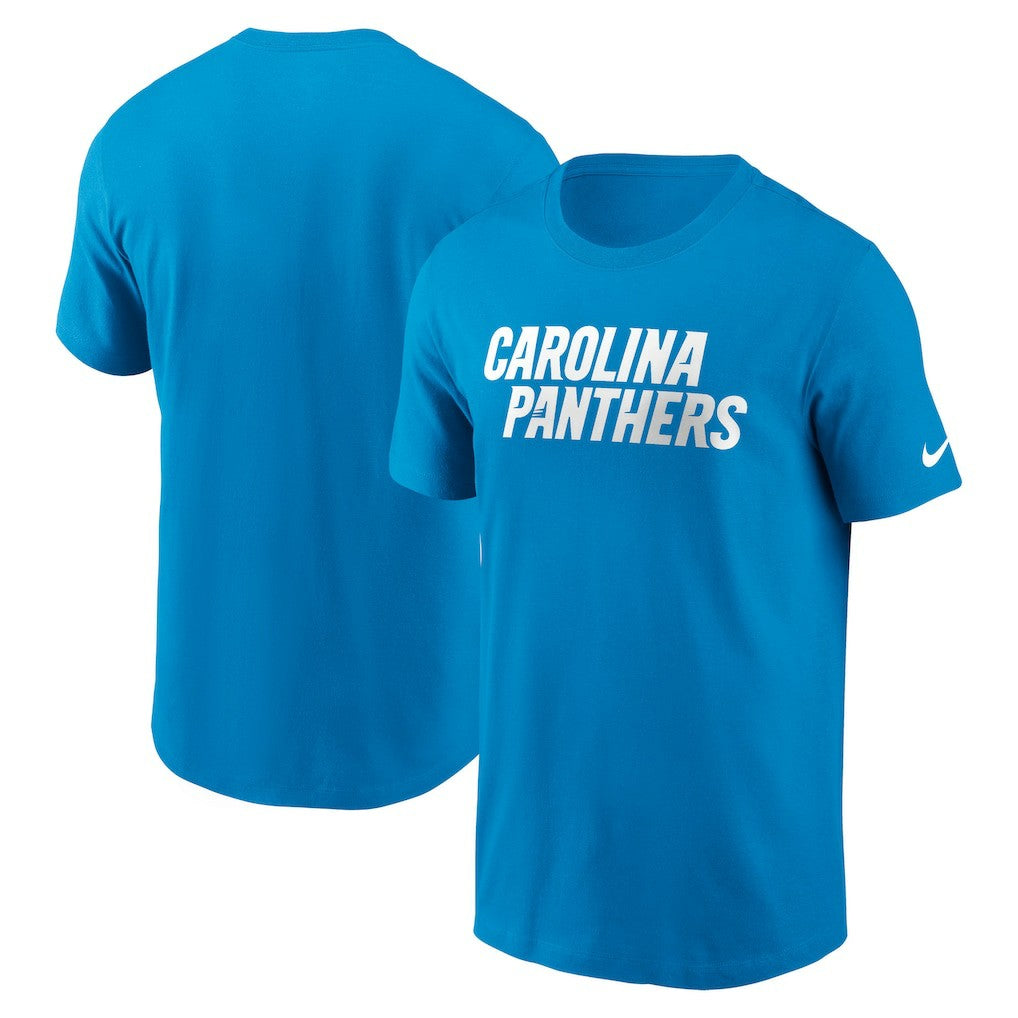 Carolina Panthers Nike Primetime Wordmark Essential T-Shirt