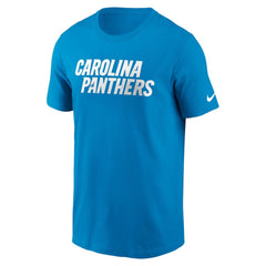 Carolina Panthers Nike Primetime Wordmark Essential T-Shirt