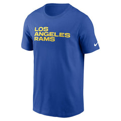 Los Angeles Rams Nike Primetime Wordmark Essential T-Shirt