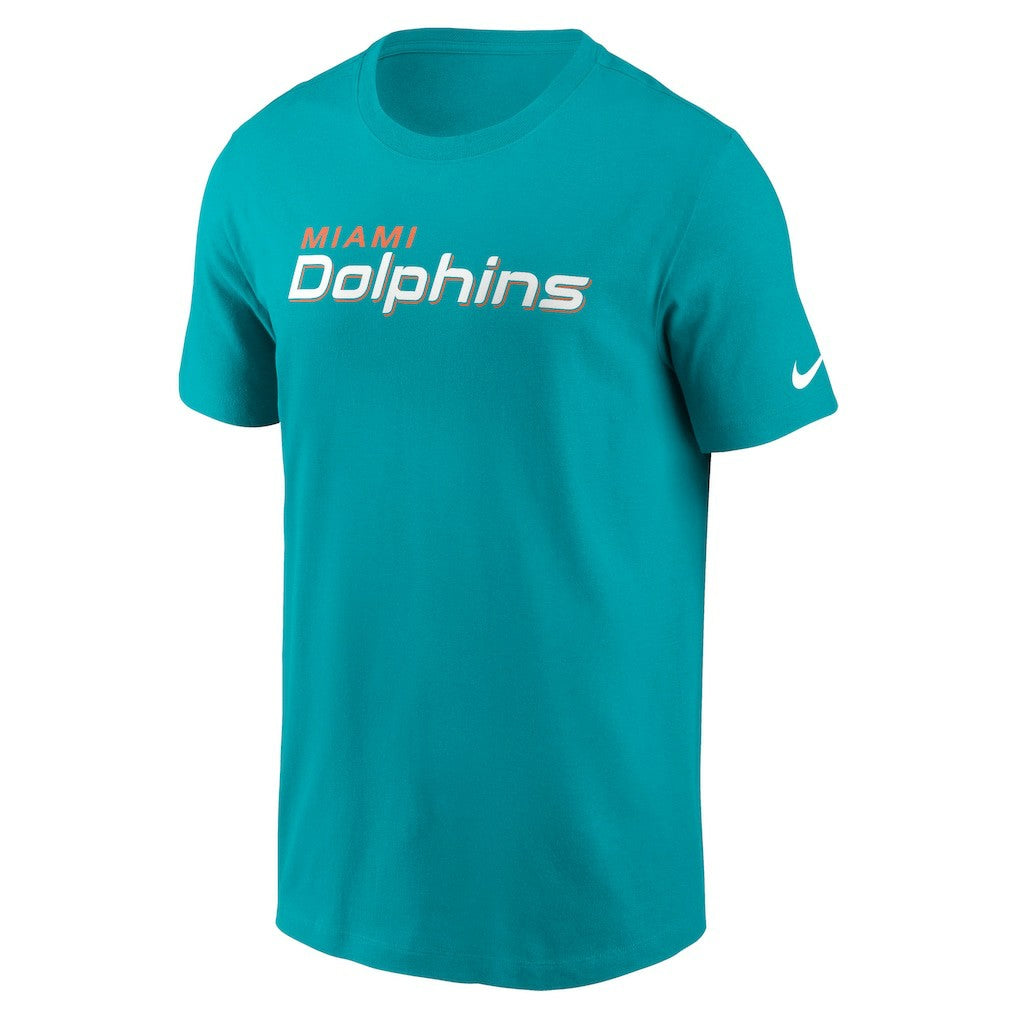 Miami Dolphins Nike Primetime Wordmark Essential T-Shirt