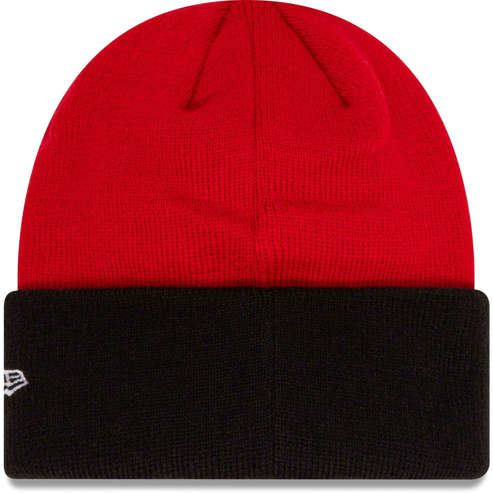 AC Milan New Era Youth Wordmark Cuffed Knit Hat Red - New Era