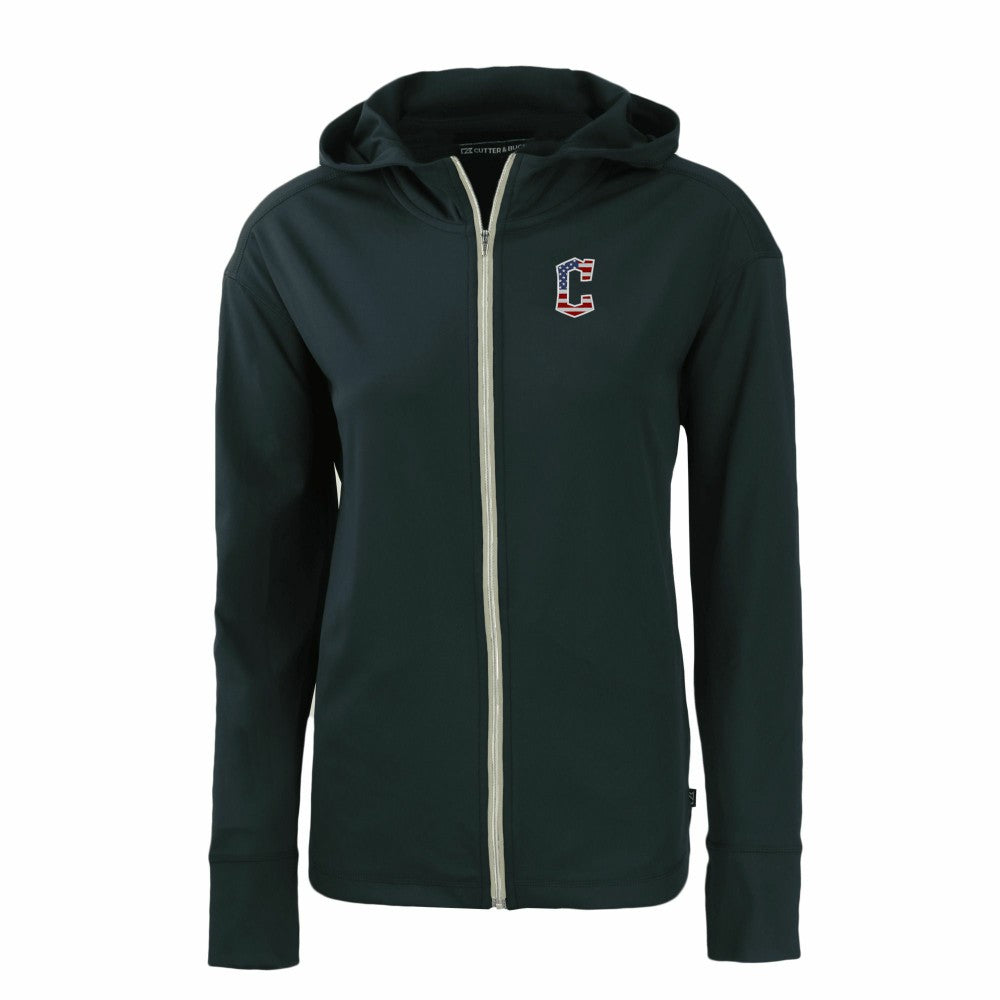 Cleveland Guardians Cutter & Buck Women's Daybreak Eco Recycled Full-Zip Hoodie | MLB Shop