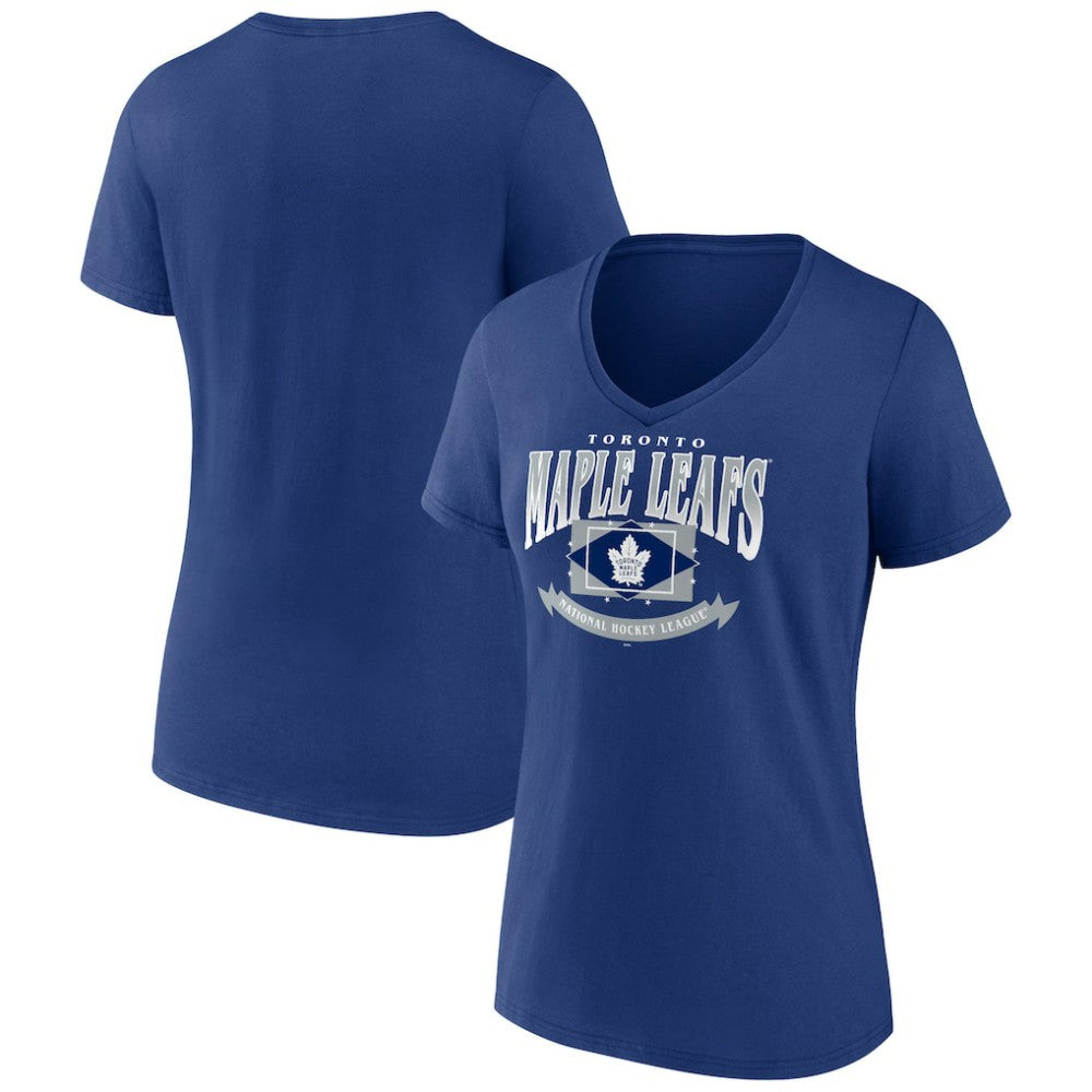 Toronto Maple Leafs Women's Slapshot V-Neck T-Shirt Online