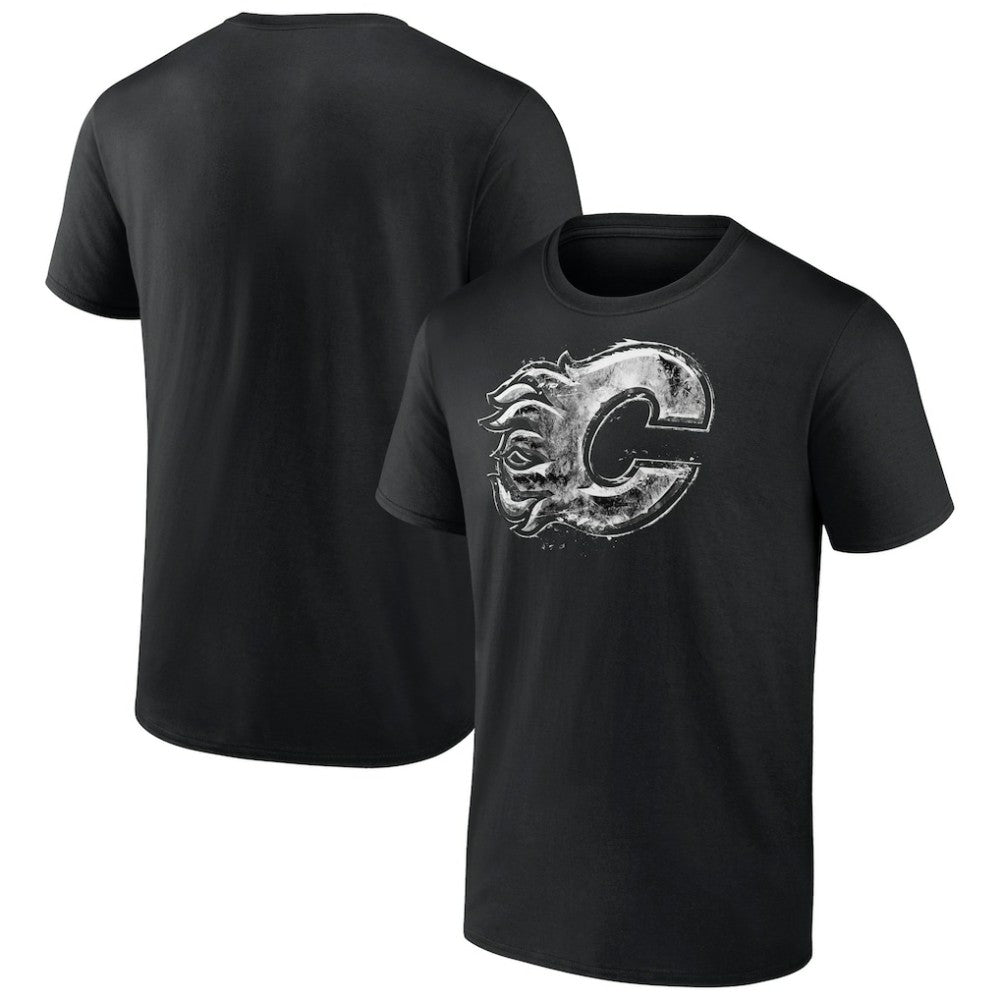 Calgary Flames Iced Out T-Shirt Discount