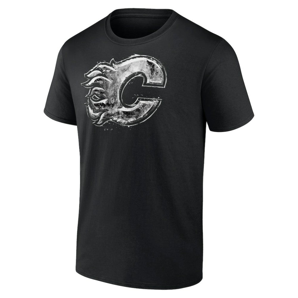 Calgary Flames Iced Out T-Shirt Discount