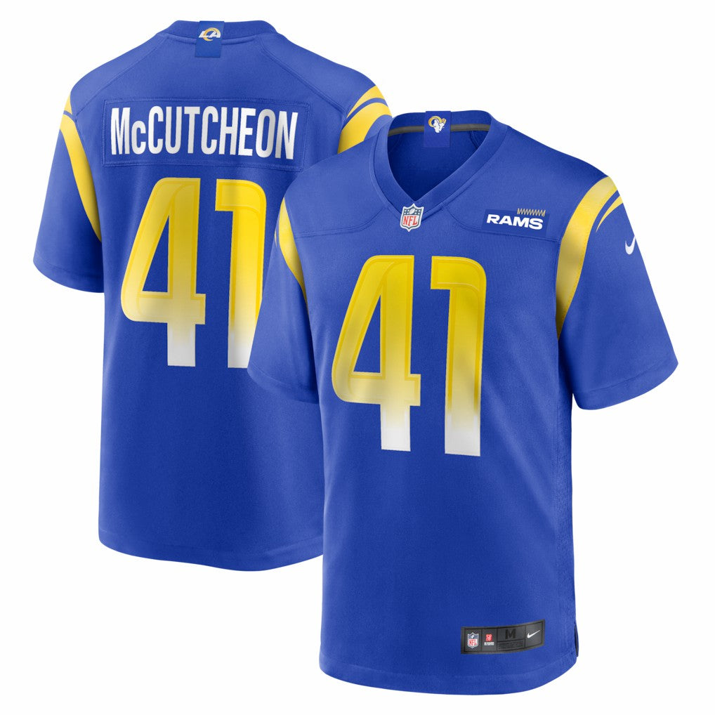Los Angeles Rams Nike Cameron McCutcheon  Game Jersey