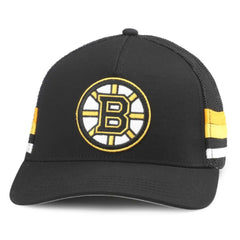 Boston Bruins American Needle HotFoot Stripes Trucker Adjustable Hat Discount