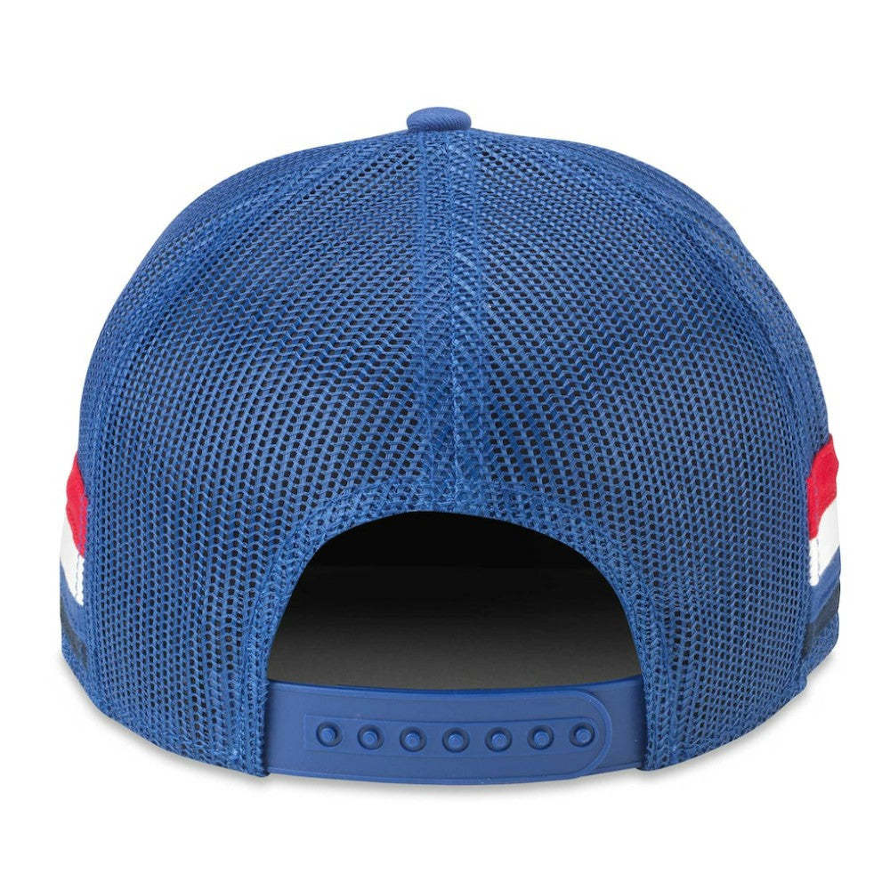 New York Rangers American Needle HotFoot Stripes Trucker Adjustable Hat Outlet