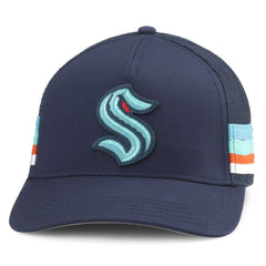 Seattle Kraken American Needle HotFoot Stripes Trucker Adjustable Hat Outlet