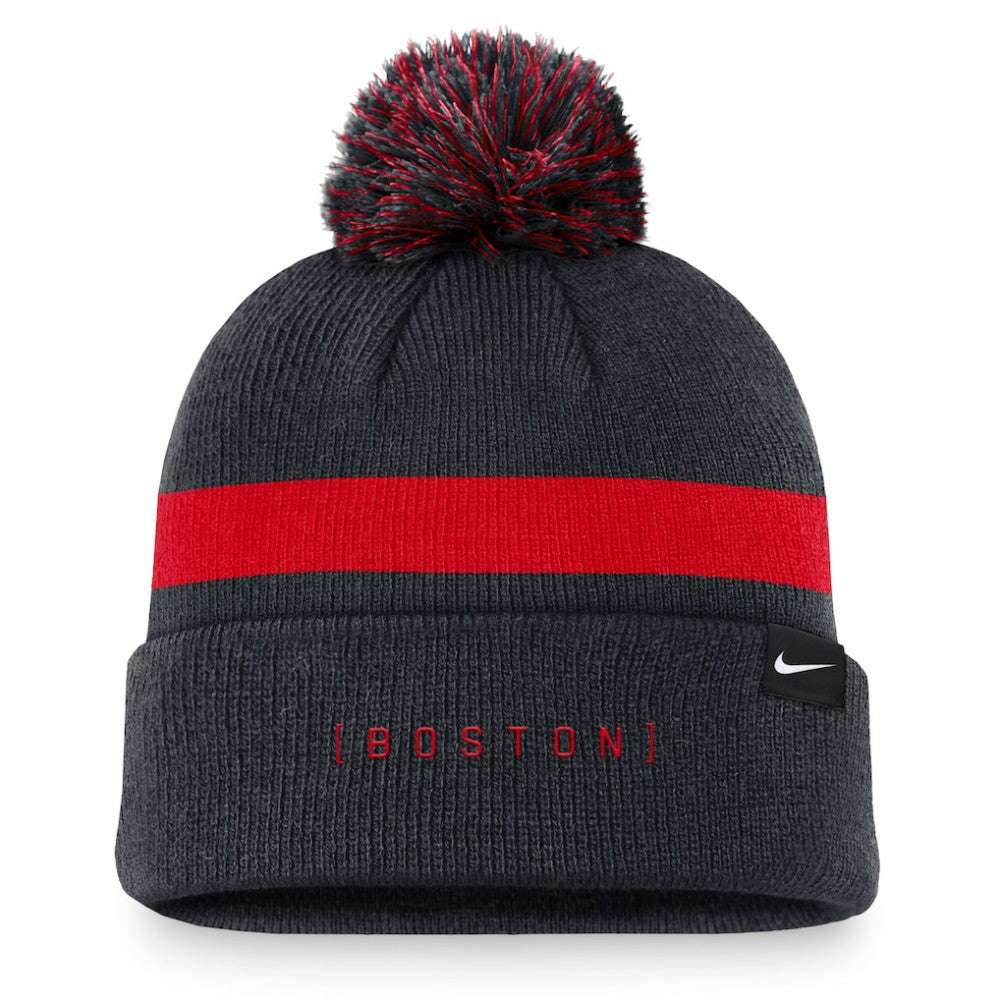 Boston Red Sox Nike Hometown Peak Cuffed Knit Hat with Pom | MLB For sale
