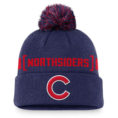 Chicago Cubs Nike Hometown Peak Cuffed Knit Hat with Pom | MLB Discount