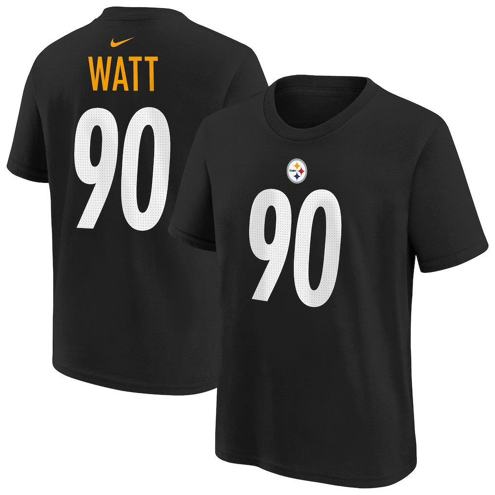 Pittsburgh Steelers Nike T.J. Watt  Youth Player Name & Number T-Shirt