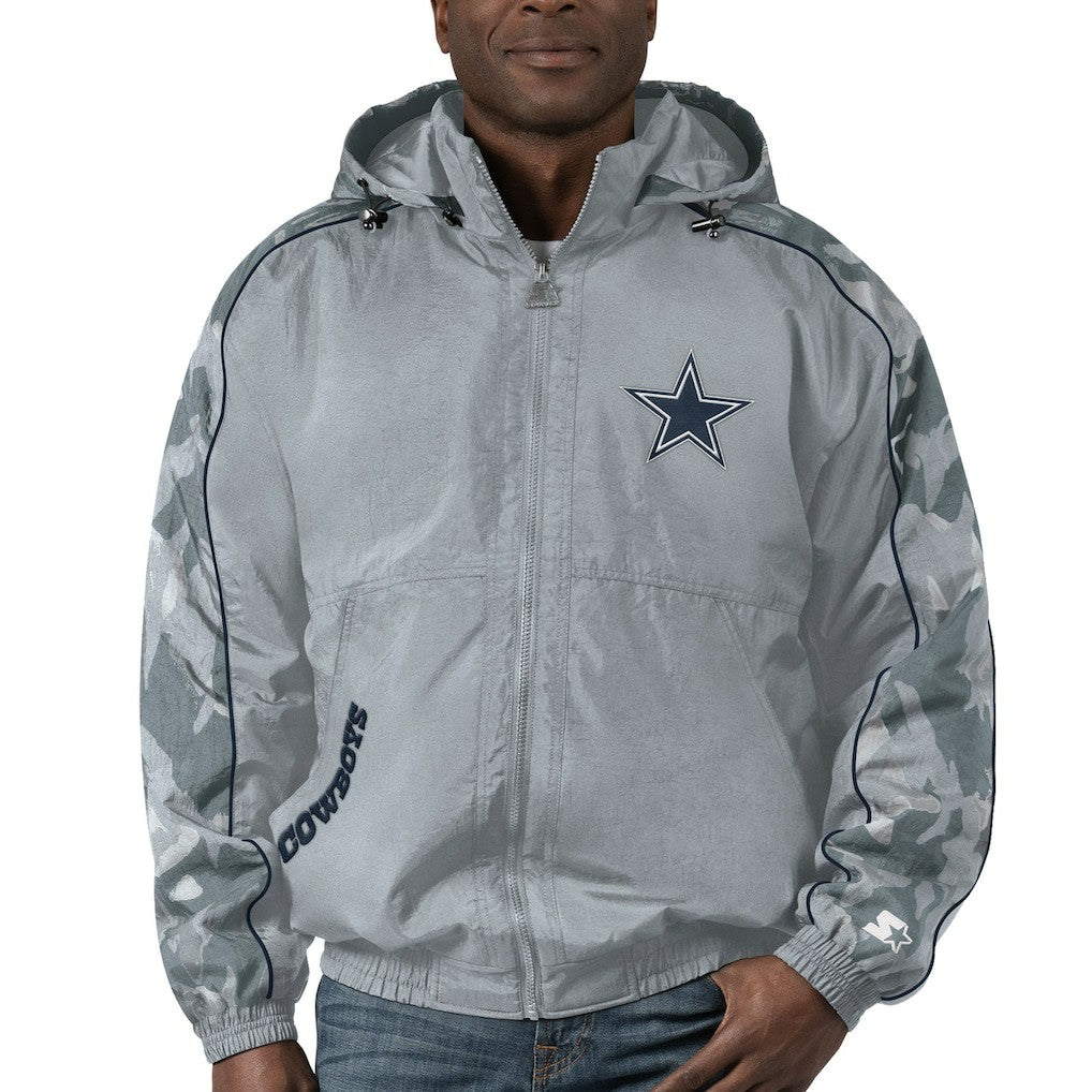 Dallas Cowboys  Starter Throwback Thursday Night Lights Hoodie Full-Zip Jacket