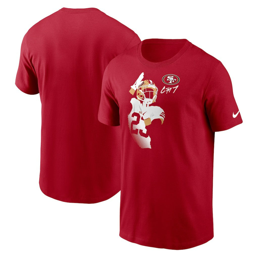 San Francisco 49ers Nike Christian McCaffrey  Player Graphic T-Shirt