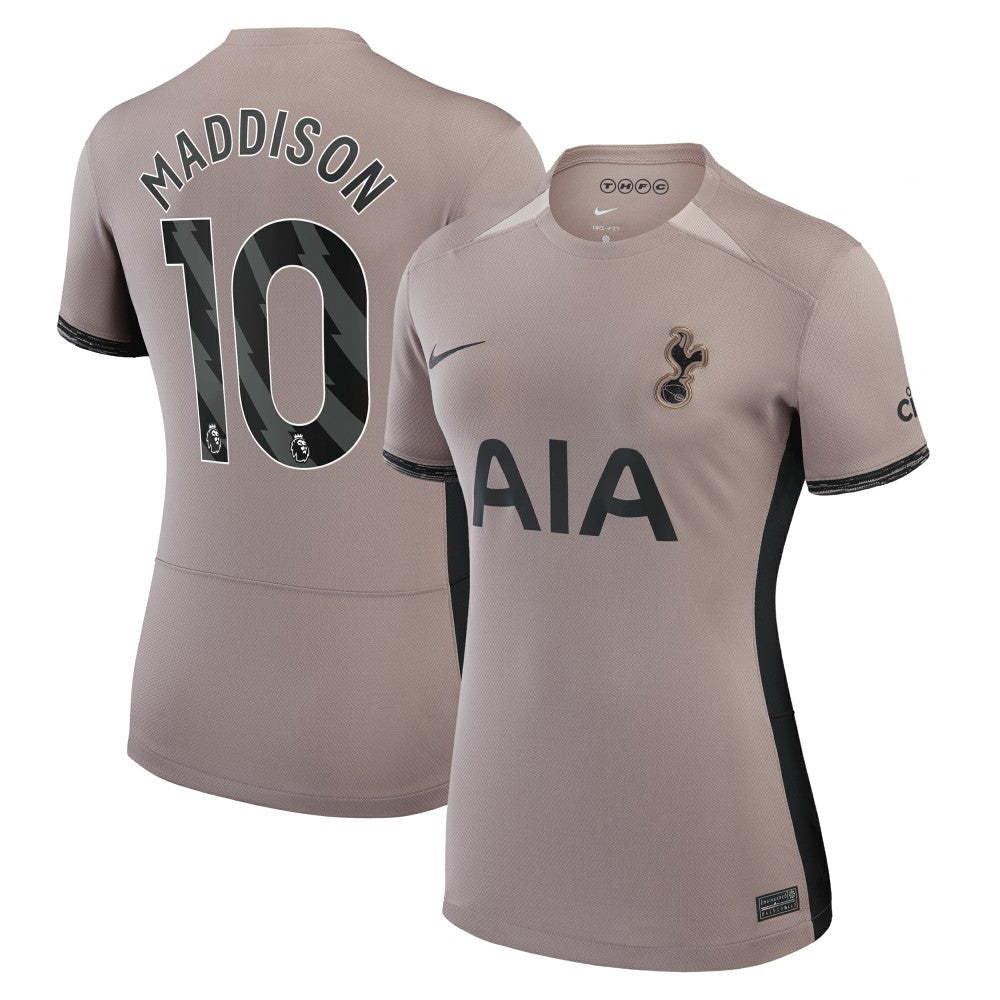 James Maddison Tottenham Hotspur Women's 2023/24 Third Stadium Replica Player Jersey – Tan - Nike
