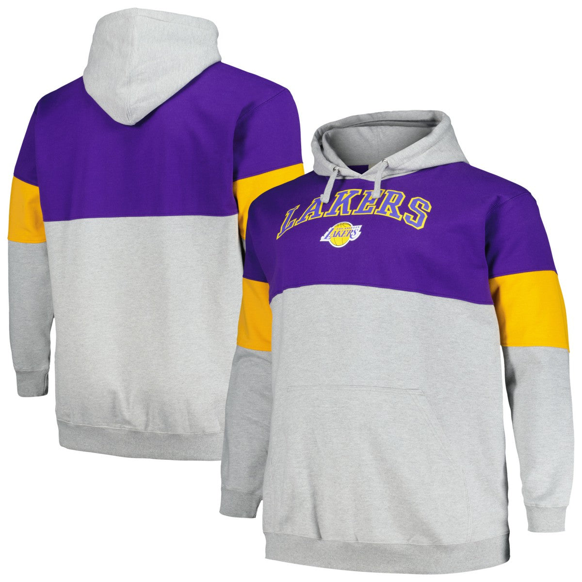 Los Angeles Lakers Big & Tall Pullover Hoodie Outlet