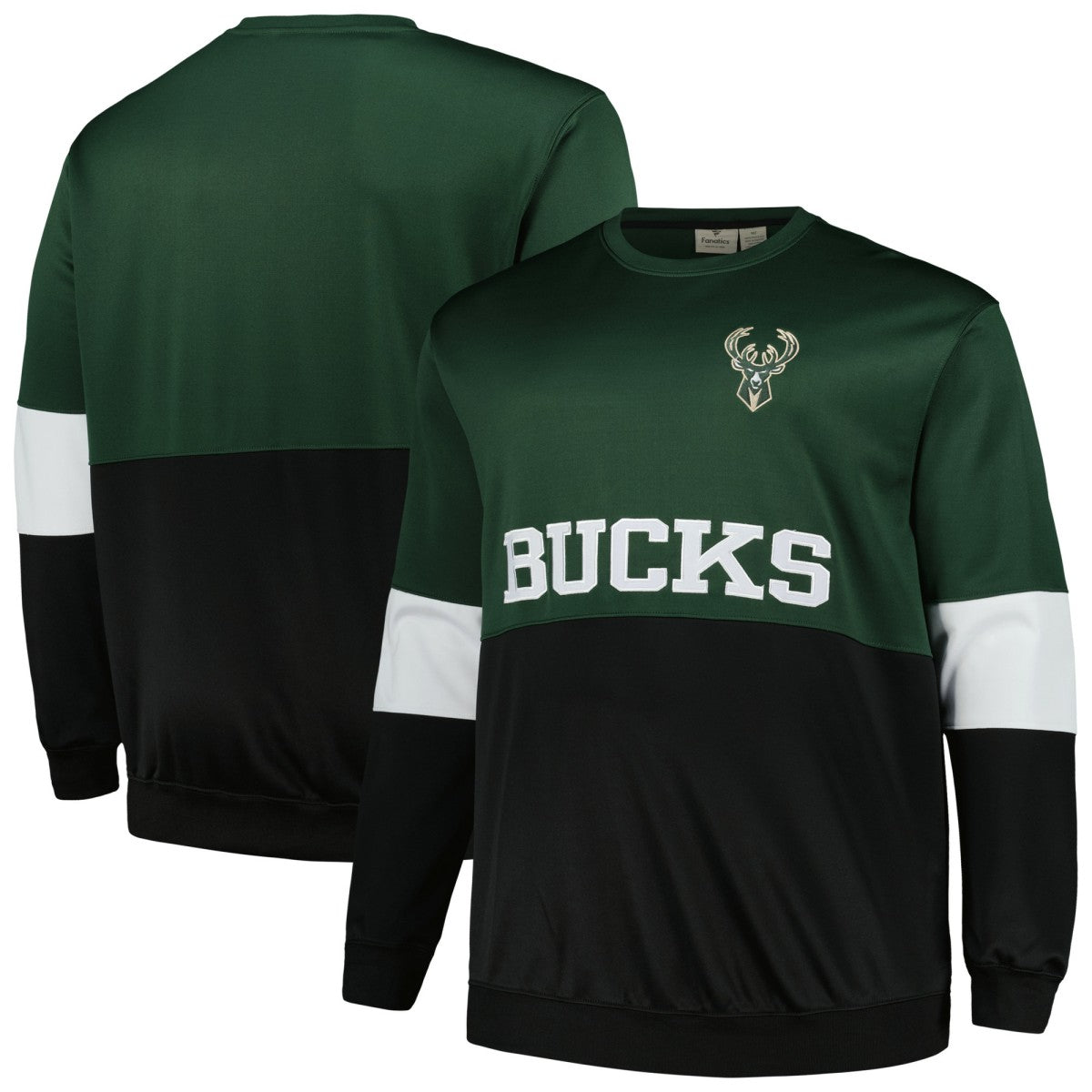 Milwaukee Bucks Big & Tall Split Pullover Sweatshirt Online