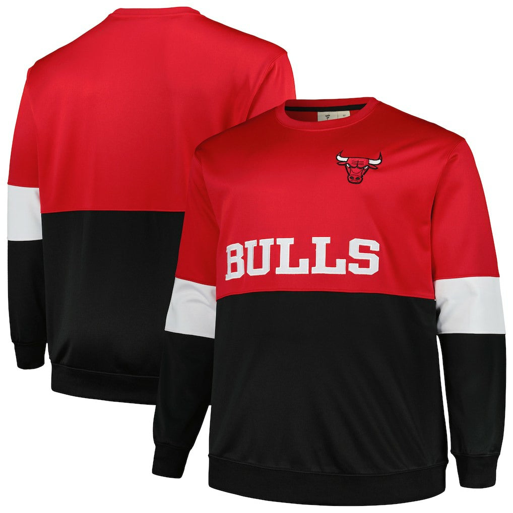 Chicago Bulls Big & Tall Split Pullover Sweatshirt sale For Sale