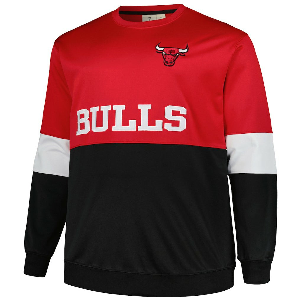 Chicago Bulls Big & Tall Split Pullover Sweatshirt sale For Sale