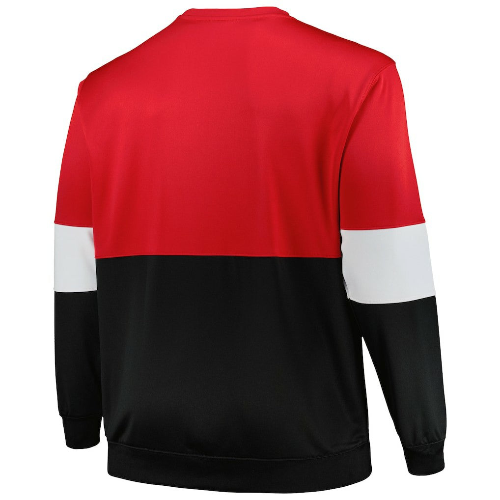 Chicago Bulls Big & Tall Split Pullover Sweatshirt sale For Sale