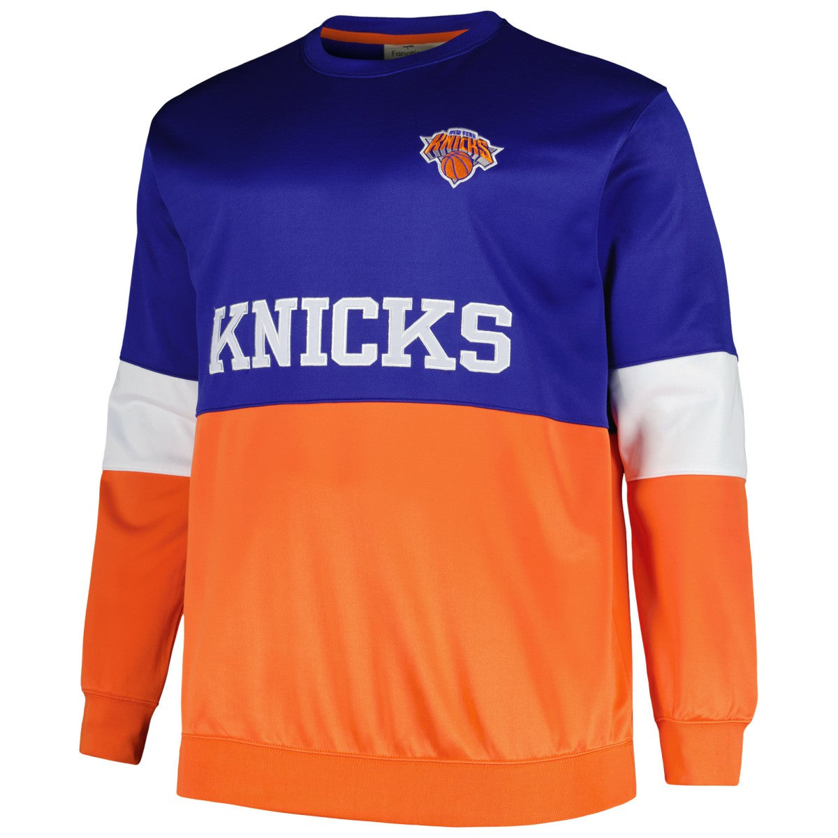 New York Knicks Big & Tall Split Pullover Sweatshirt Discount