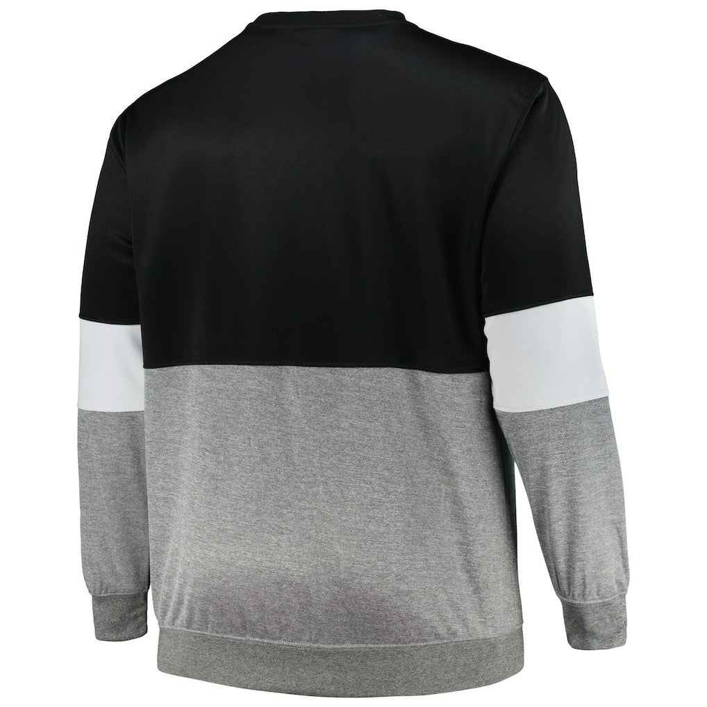 Brooklyn Nets Big & Tall Split Pullover Sweatshirt New