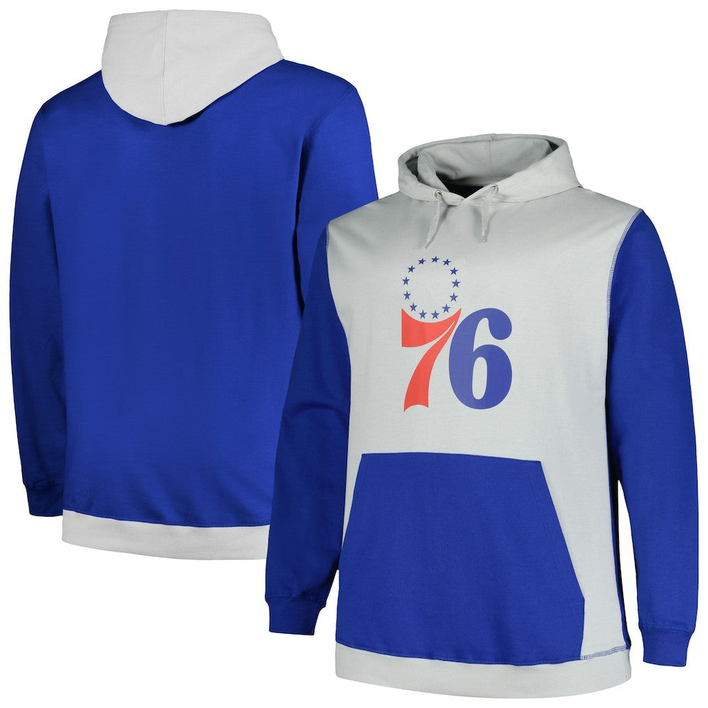 Philadelphia 76ers Big & Tall Primary Arctic Pullover Hoodie Online