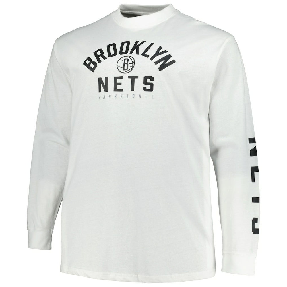 Brooklyn Nets Big & Tall Short Sleeve & Long Sleeve T-Shirt Set For Sale