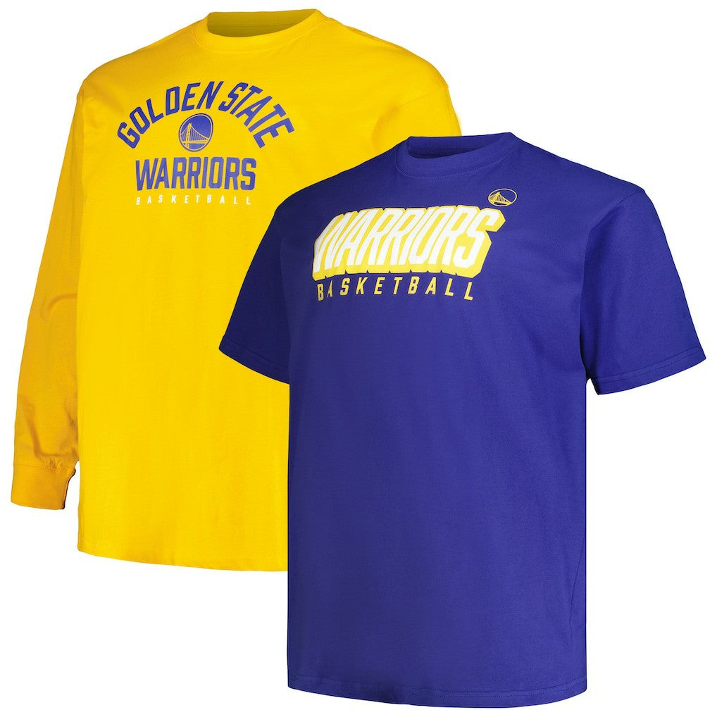 Golden State Warriors Big & Tall Short Sleeve & Long Sleeve T-Shirt Set sale On Sale