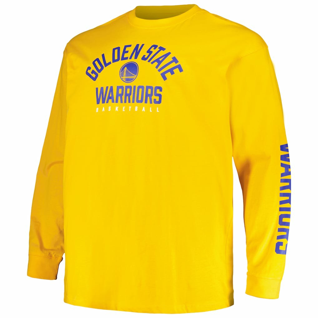 Golden State Warriors Big & Tall Short Sleeve & Long Sleeve T-Shirt Set sale On Sale