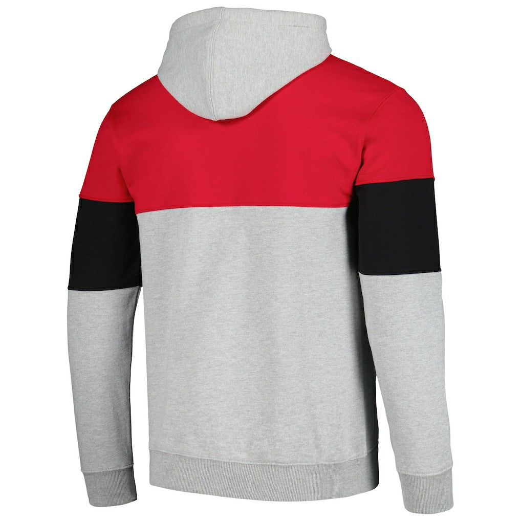 Chicago Bulls Contrast Pieced Pullover Hoodie sale For Sale