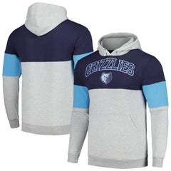 Memphis Grizzlies Contrast Pieced Pullover Hoodie Discount