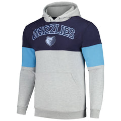 Memphis Grizzlies Contrast Pieced Pullover Hoodie Discount