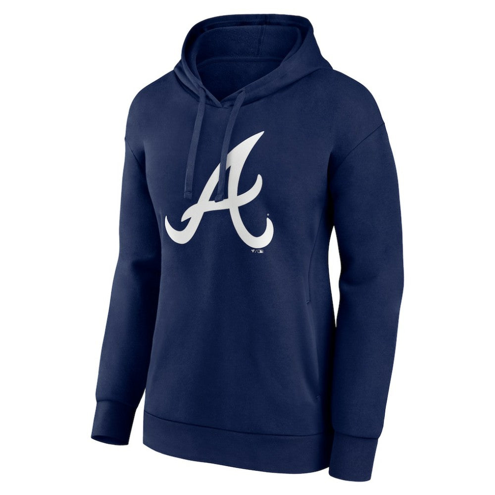 Atlanta Braves Fanatics Women's Logo Pullover Hoodie | MLB For sale