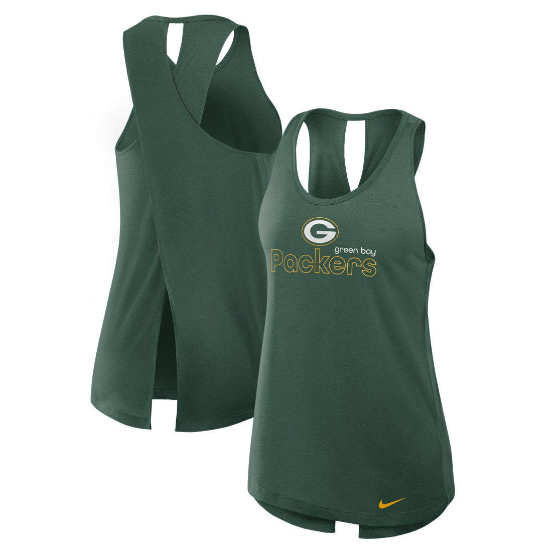 Green Bay Packers Nike Women's Plus Size Performance Tank Top