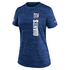 New York Giants Nike Women's Sideline Velocity Dri-FIT T-Shirt