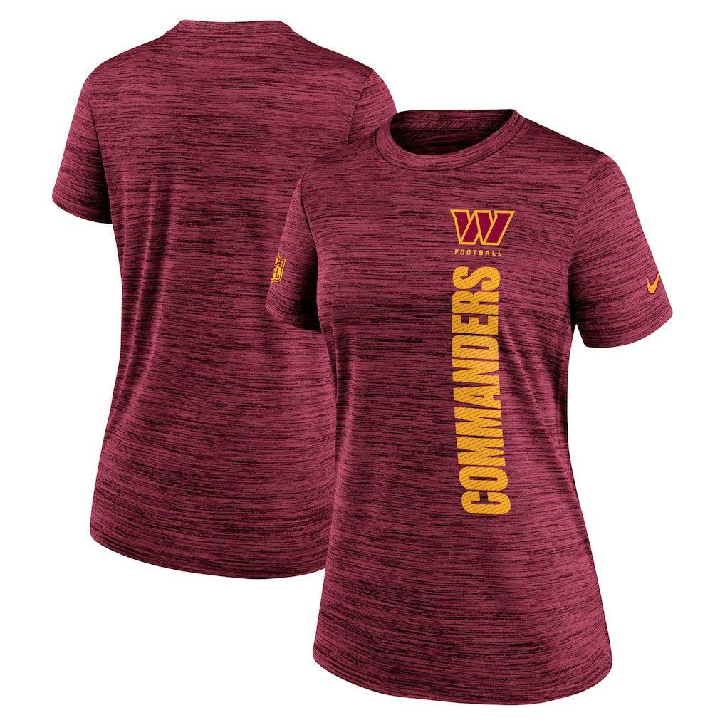 Washington Commanders Nike Women's Sideline Velocity Dri-FIT T-Shirt
