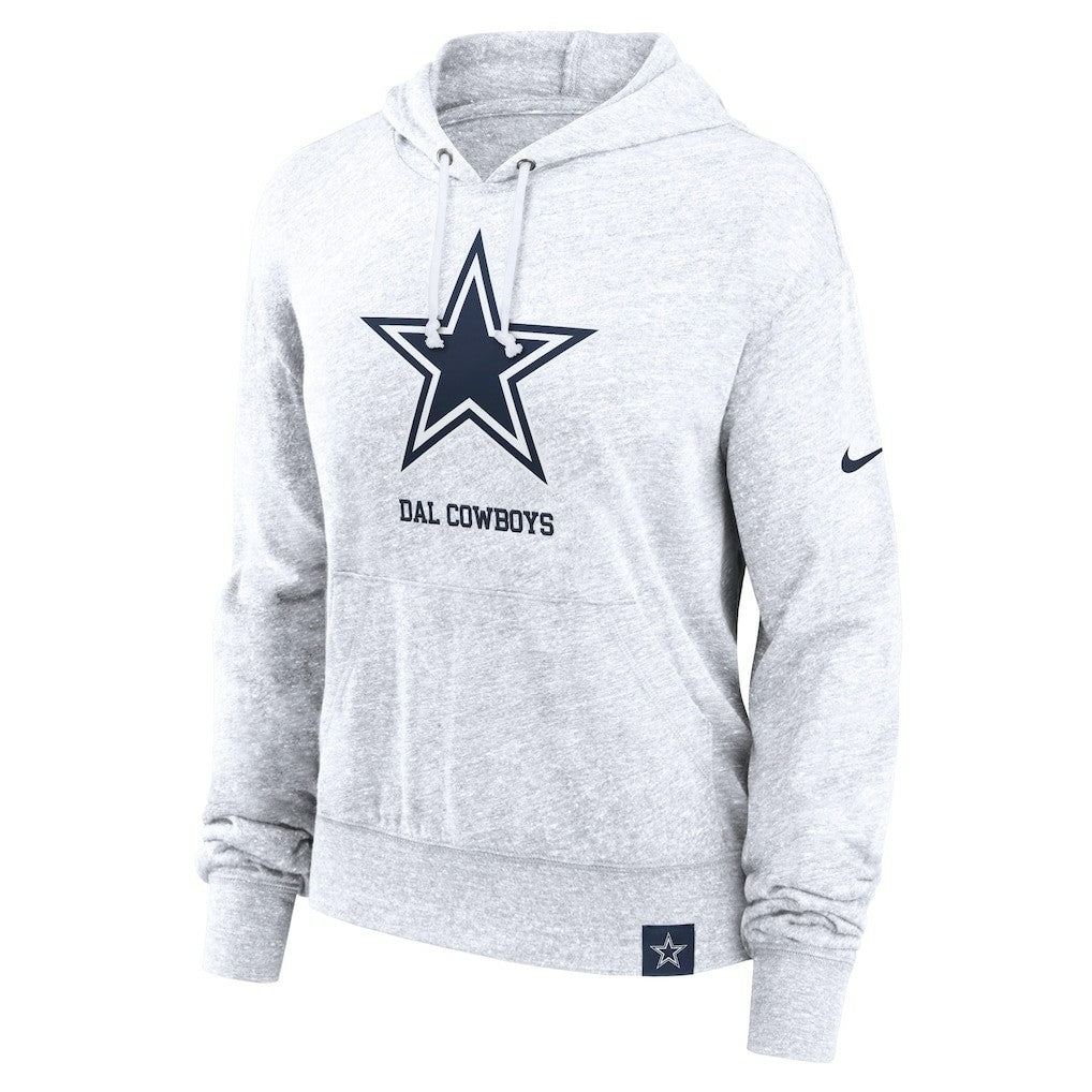 Dallas Cowboys Nike Women's Gym Vintage Logo Pullover Hoodie