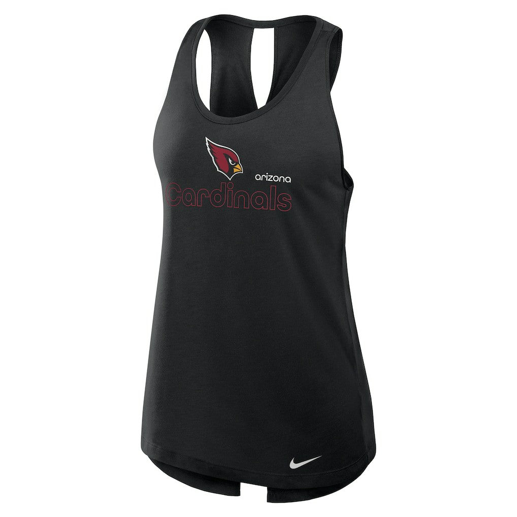 Arizona Cardinals Nike Women's Open-Back Crisscross Dri-FIT Tank Top