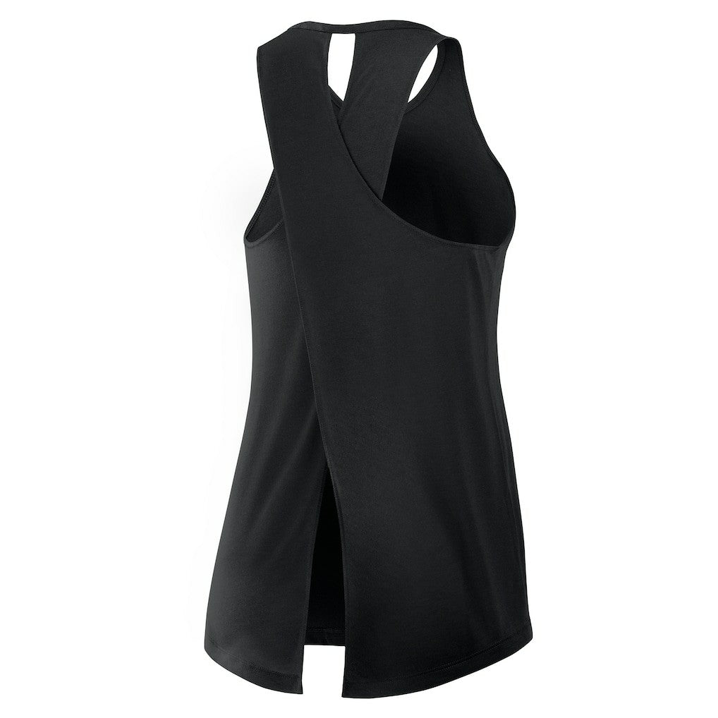 Cincinnati Bengals Nike Women's Open-Back Crisscross Dri-FIT Tank Top