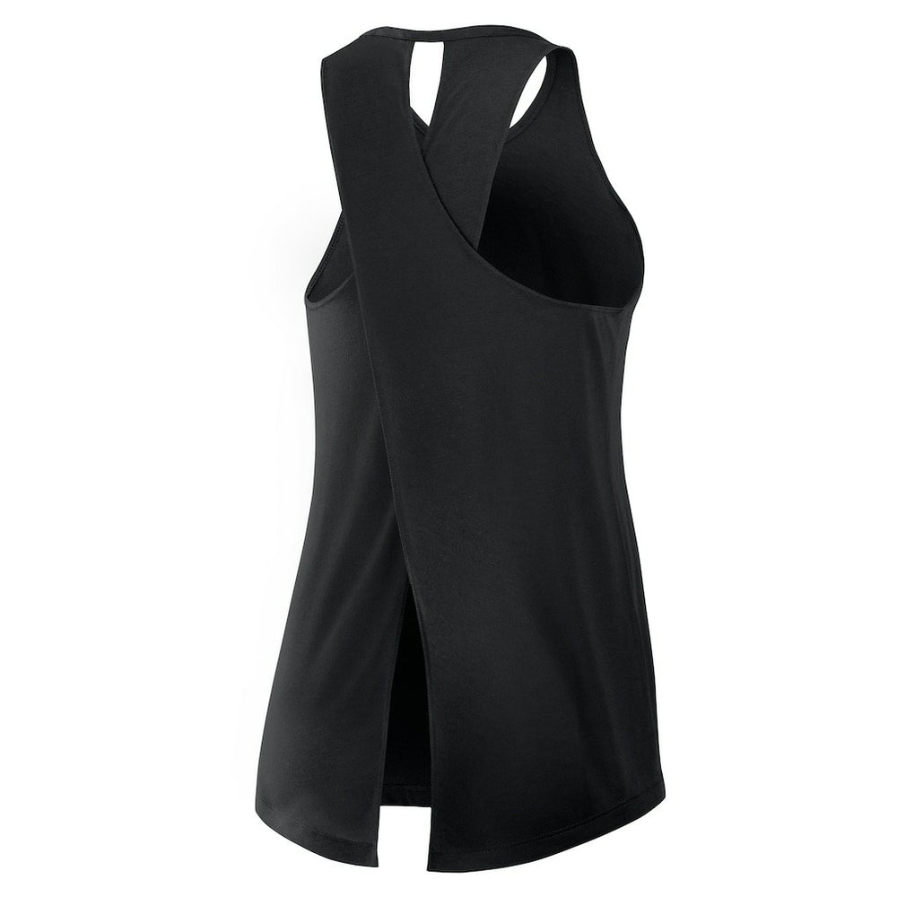 Pittsburgh Steelers Nike Women's Open-Back Crisscross Dri-FIT Tank Top