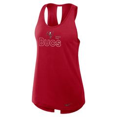 Tampa Bay Buccaneers Nike Women's Open-Back Crisscross Dri-FIT Tank Top