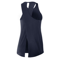 Tennessee Titans Nike Women's Open-Back Crisscross Dri-FIT Tank Top