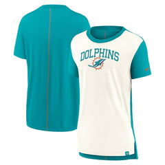 Miami Dolphins Nike Women's Wordmark Tri-Blend T-Shirt