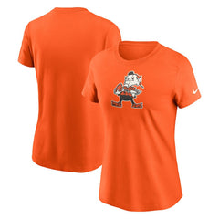 Cleveland Browns Nike Women's Throwback Primary Logo T-Shirt