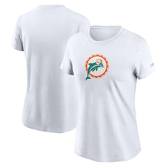 Miami Dolphins Nike Women's Throwback Primary Logo T-Shirt