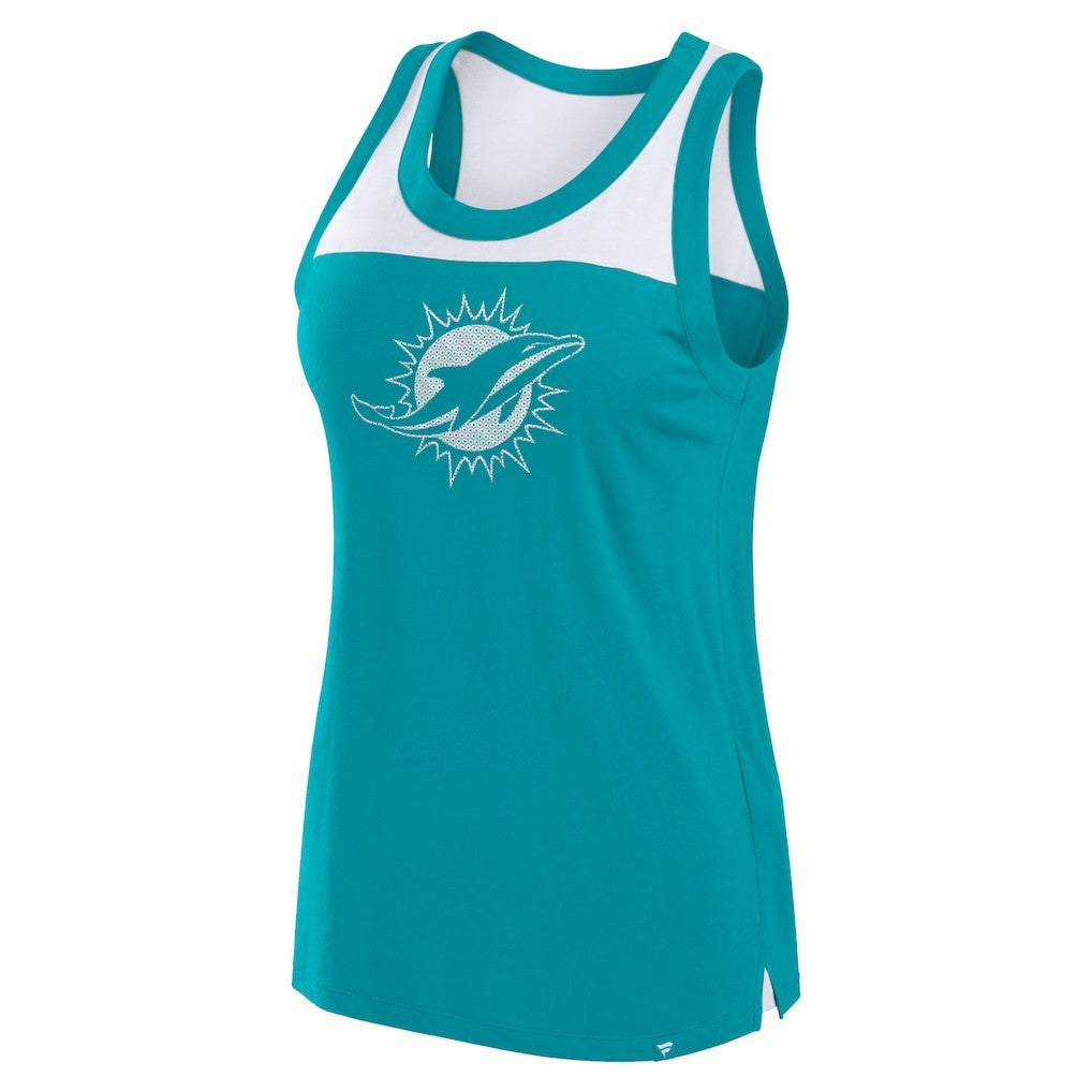 Miami Dolphins Fanatics Women's Sequin Tank Top