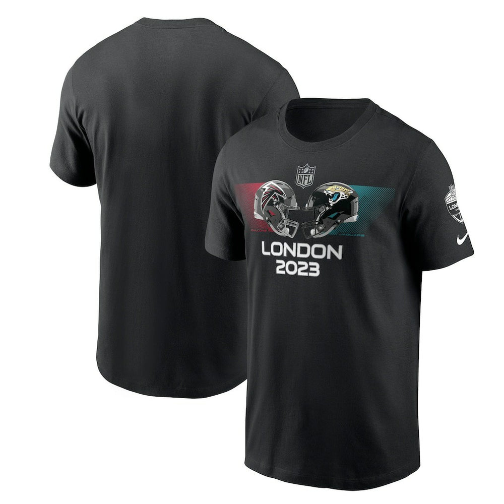 Atlanta Falcons Nike vs. Jacksonville Jaguars 2023 London Game Essential T-Shirt